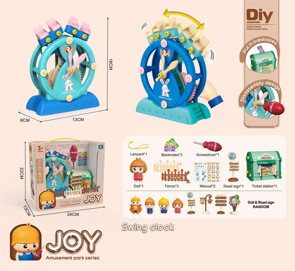 DIY Ferris Wheel Building Set for Kids – Creative Construction & Play Toy | Educational STEM Set 21 cm