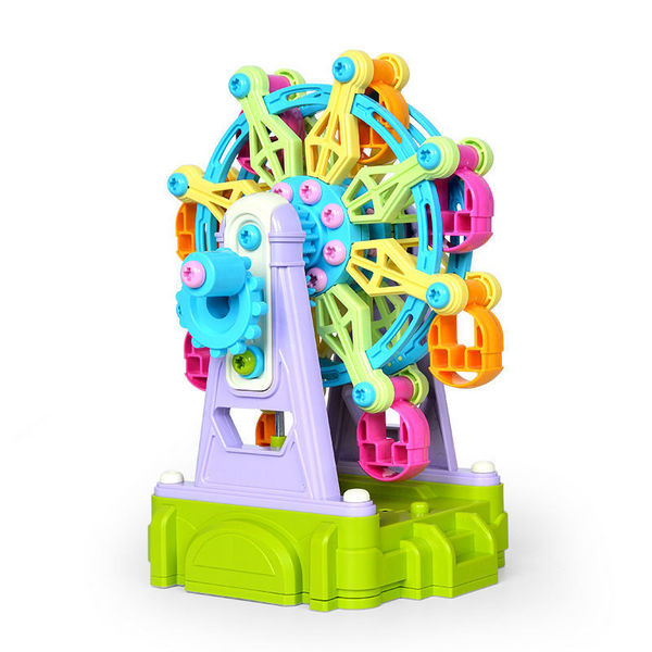 Ferris Wheel Amusement Park Playset for Kids – Spinning Ride Toy with Figures | Creative Play Set 35 cm