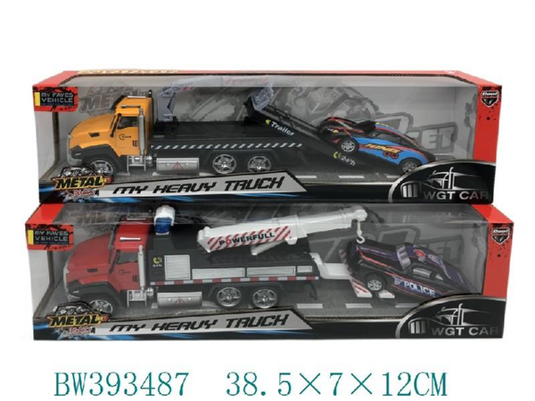 'Alloy rebound rescue vehicle with iron sheet car