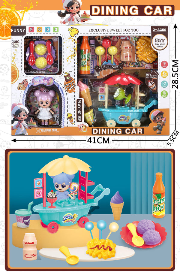 'Playing house role-playing (dining car)