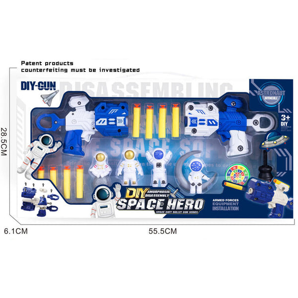 Space Explorer Astronaut Toy Set for Kids – Rocket Launcher & Figures | STEM Pretend Play Kit 55cm