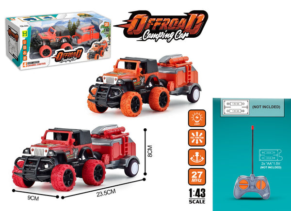 RC Off-Road 6x6 Truck for Kids – 2.4GHz Remote Control Car | Rechargeable All-Terrain Vehicle 32 cm